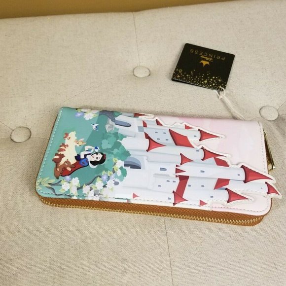 Loungefly Disney Snow White Castle Scene Wallet NEW - Picture 9 of 12